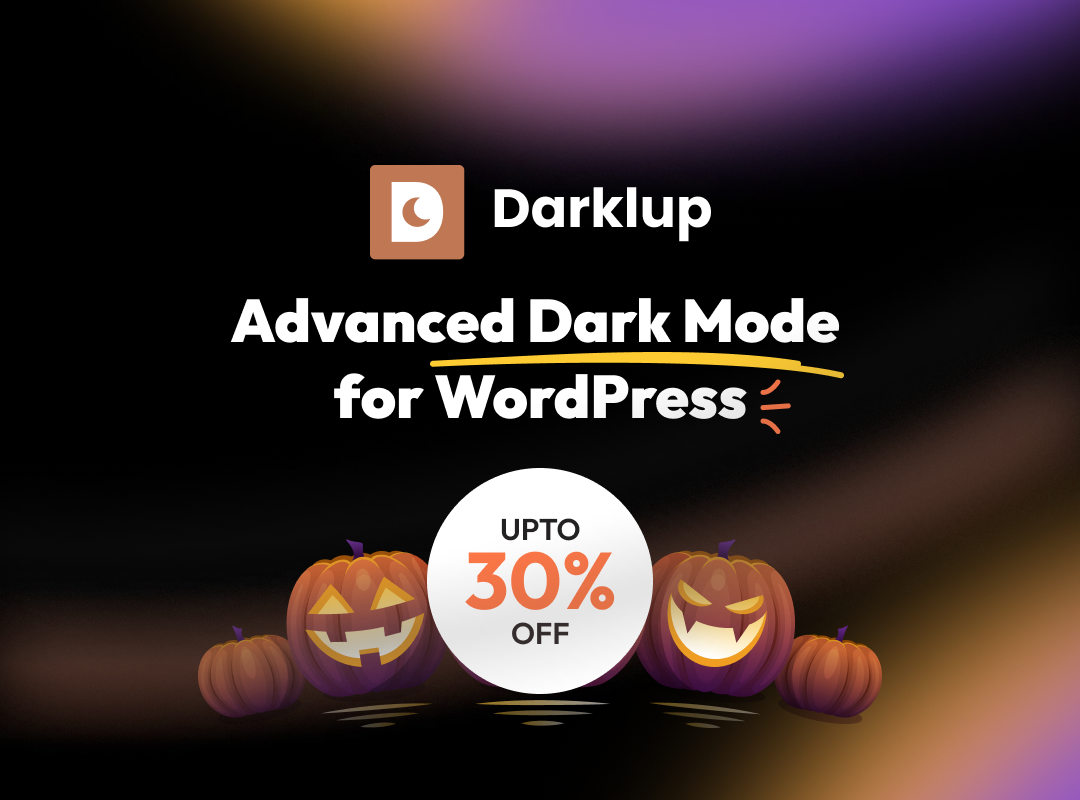 Darklup WordPress Halloween Discounts & Offers 2024
